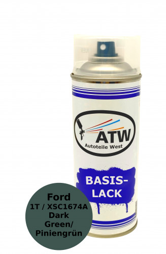 Autolack für Ford 1T / XSC1674A Dark Green / Piniengrün